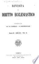 Rivista di diritto ecclesiastico