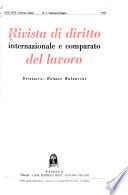 Rivista di diritto internazionale e comparato del lavoro