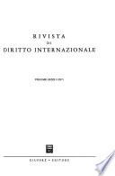 Rivista di diritto internazionale