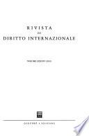 Rivista di diritto internazionale