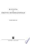 Rivista di diritto internazionale