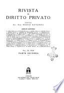 Rivista di diritto privato