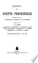 Rivista di diritto processuale