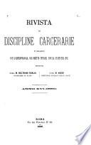 Rivista di discipline carcerarie in relazione con l'antropologia, col diritto penale, con la statistica ecc
