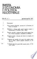 Rivista di economia e politica industriale