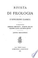 Rivista di filologia classica