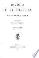 Rivista di filologia e di istruzione classica