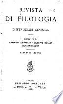 Rivista di filologia e di istruzione classica