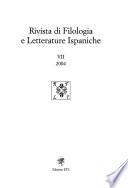 Rivista di filologia e letterature ispaniche