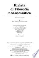 Rivista di filosofia neo-scolastica