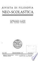 Rivista di filosofia neo-scolastica