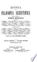 Rivista di filosofia scientifica