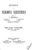 Rivista di filosofia scientifica