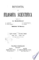 Rivista di filosofia scientifica