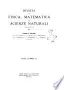 Rivista di fisica, matematica e scienze naturali