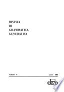 Rivista di grammatica generativa