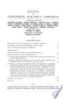 Rivista di Legislazione Scolastica Comparata