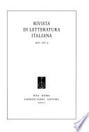 Rivista di letteratura italiana