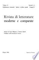 Rivista di letterature moderne e comparate