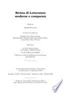 Rivista di letterature moderne e comparate