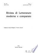 Rivista di letterature moderne e comparate