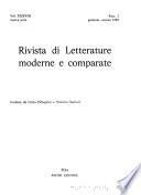 Rivista di letterature moderne e comparate