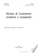 Rivista di letterature moderne e comparate