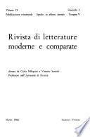 Rivista di letterature moderne e comparate