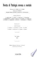 Rivista di patologia nervosa e mentale