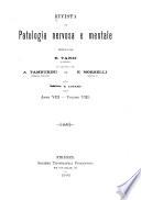 Rivista di patologia nervosa e mentale