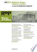 Rivista di Politica Ottobre-Dicembre 2015