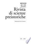 Rivista di scienze preistoriche