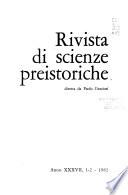 Rivista di scienze preistoriche