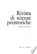 Rivista di scienze preistoriche