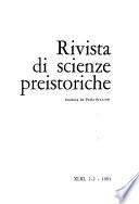 Rivista di scienze preistoriche