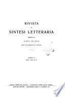 Rivista di sintesi letteraria