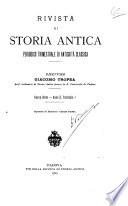 Rivista di storia antica