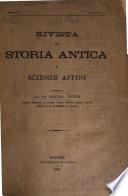 Rivista di storia antica
