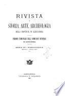 Rivista di storia, arte, archeologia della provincia di Alessandria periodico semestrale della commissione municipale di Alessandria