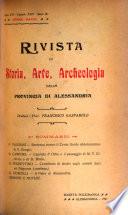 Rivista di storia, arte, archeologia per le province di Alessandria e Asti