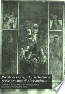 Rivista di storia, arte, archeologia per le province di Alessandria e Asti