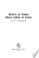 Rivista di storia della chiesa in Italia