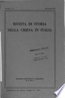 Rivista di storia della chiesa in Italia