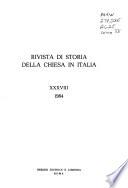 Rivista di storia della chiesa in Italia