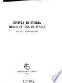 Rivista di storia della chiesa in Italia
