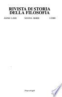 Rivista di storia della filosofia