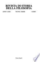 Rivista di storia della filosofia