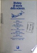 Rivista Di Storia Della Scienza