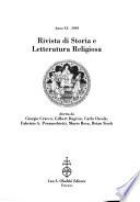 Rivista di storia e letteratura religiosa