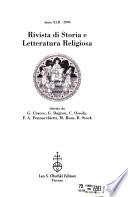 Rivista di storia e letteratura religiosa